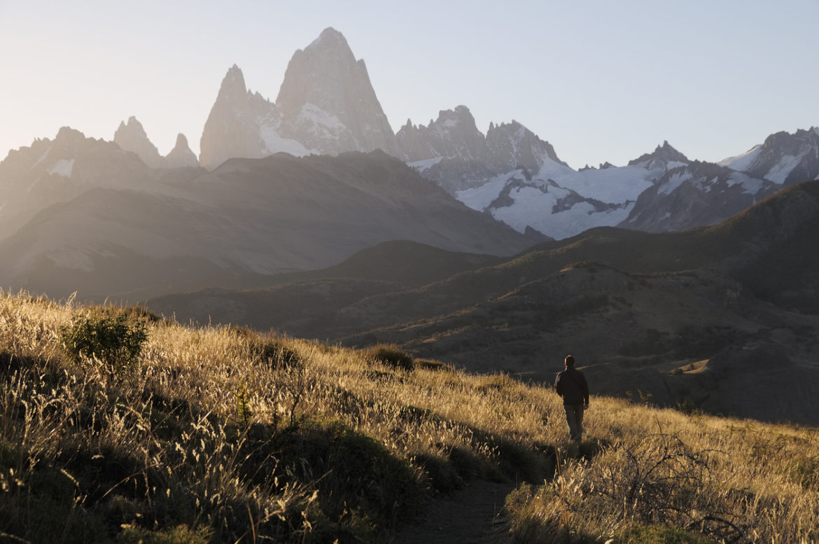 A stunning glacial landscape in Patagonia, South America.